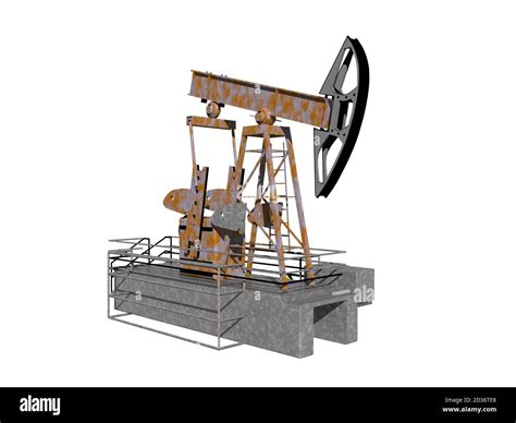 steel pump system on an oil field Stock Photo - Alamy