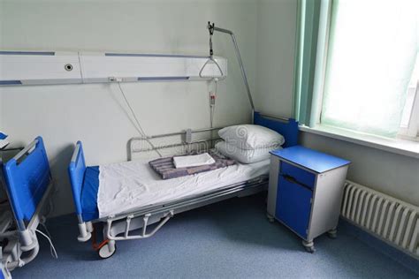 Hospital Beds In Hospital Ward Stock Image Image Of Clinic Healing