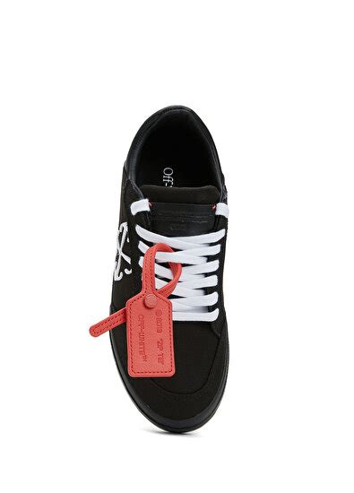 Off White Çok Renkli Siyah Erkek New Low Vulcanized Siyah Erkek Sneaker