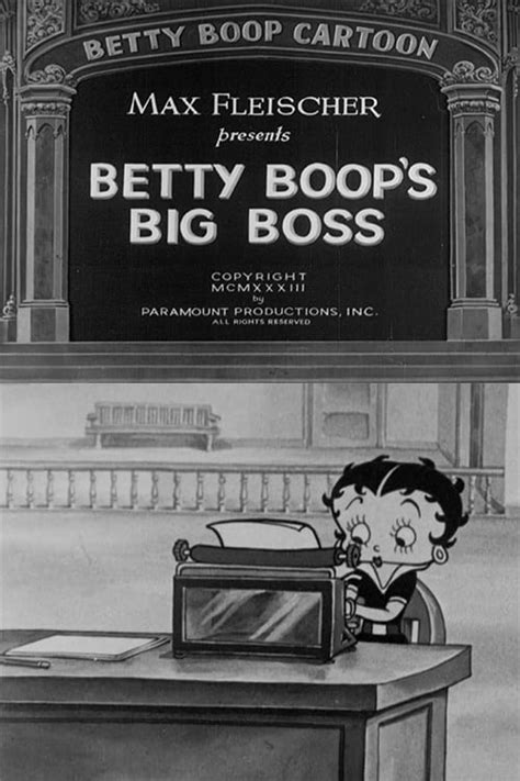 Betty Boops Big Boss 1933