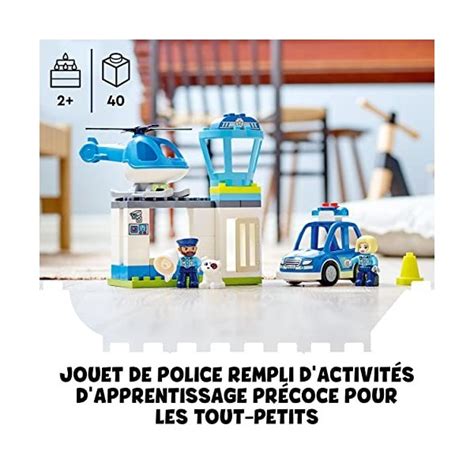 LEGO 10959 Duplo Le Commissariat et LHélicoptère De La Police Voi