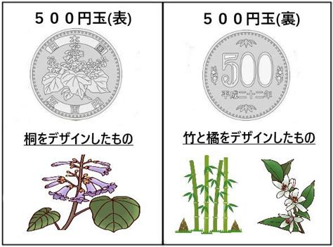 お金（硬貨）の表裏はどっち？表と裏のデザインは何が描かれている？