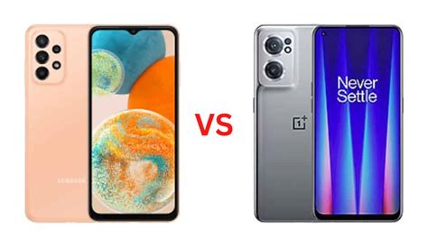 Samsung Galaxy A23 5g Vs Oneplus Nord Ce 2 5g Challenge Between Quad Camera And Triple Camera