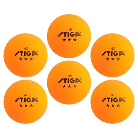 Buy Stiga Tournament Quality Star Ping Pong Balls Official Size And