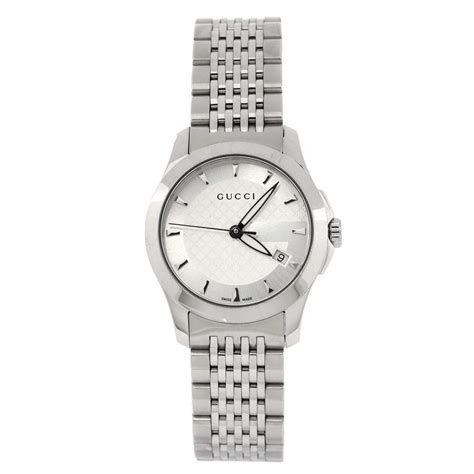 Gucci G Timeless Quartz Watch Stainless Steel 27 2448941