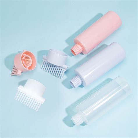 3pcs Root Comb Applicator Bottle With Graduated Scale Hair Dye