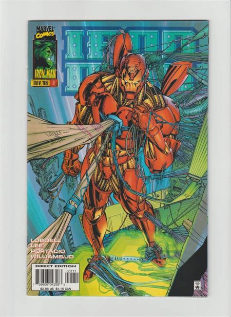 Iron Man 1 1996 Nm 94 Heroes Reborn Jim Lee Whilce Portacio