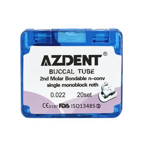 Azdent Dental Orthodontic Sgl Buccal Tubes St Nd Molar Tube Roth Mbt