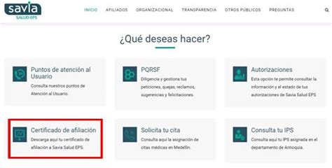 Descargar Certificado Afiliaci N Savia Salud Eps