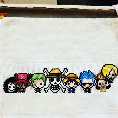 [FO] one piece free hand towel cross stitch now to make this into a