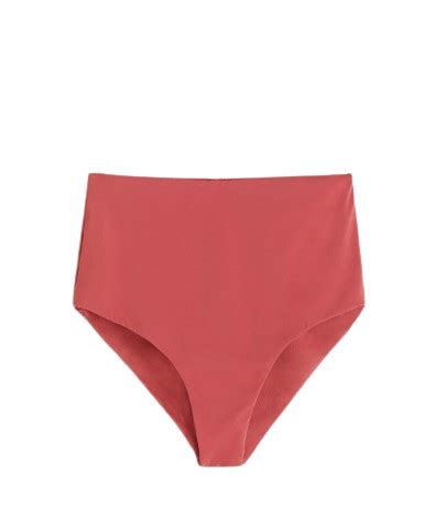 CZERWONY GŁADKI DÓŁ OD BIKINI MAJTKI FIGI WYSOKI STAN KLASYCZNE M Cena Opinie Doły od