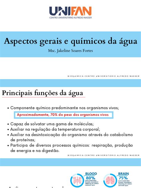 Aula 2 Aspectos Gerais E Químicos Da Água Pdf