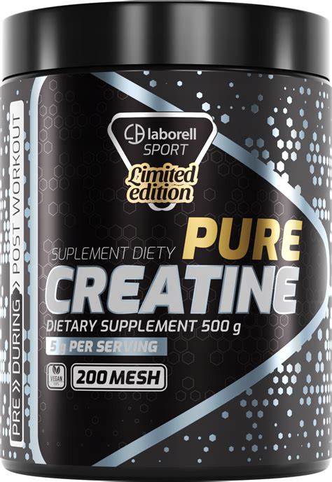 Laborell Kreatyna Monohydrat PURE CREATINE 500g CZYSTA 5902488011699