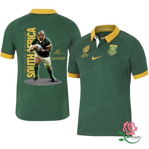 Bongi Mbonambi Signed South Africa Rugby World Cup 2023 Stadium Home ...