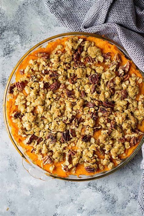 Sweet Potato Casserole With Streusel Topping Countryside Cravings