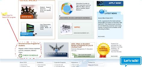 Symbiosis Distance Program