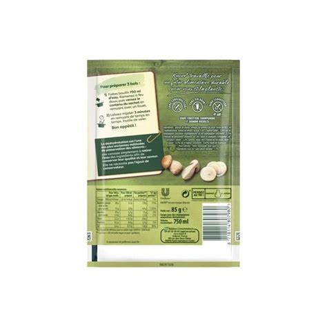 Soupe déshydratée Forestière Champignons KNORR les 3 sachets de 85g