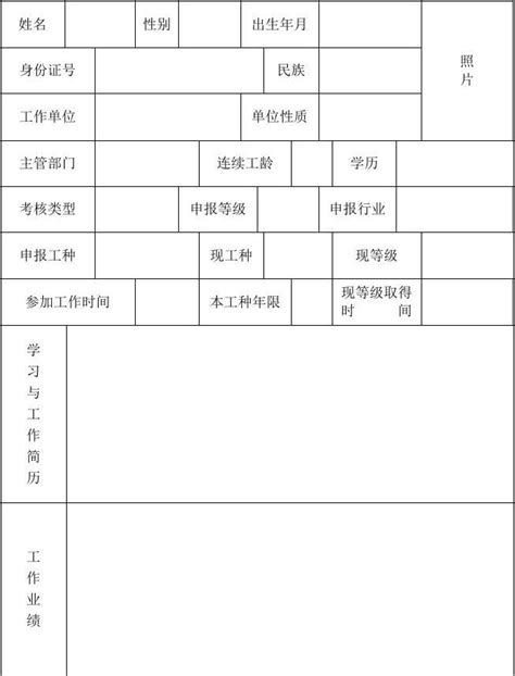 2008年河北省机关事业单位工人技术等级晋升审批表word文档在线阅读与下载无忧文档