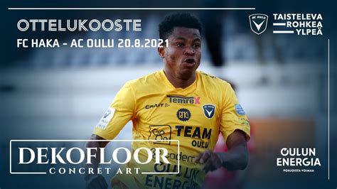 ACOTV Dekofloor Ottelukooste FC Haka AC Oulu 20 8 2021