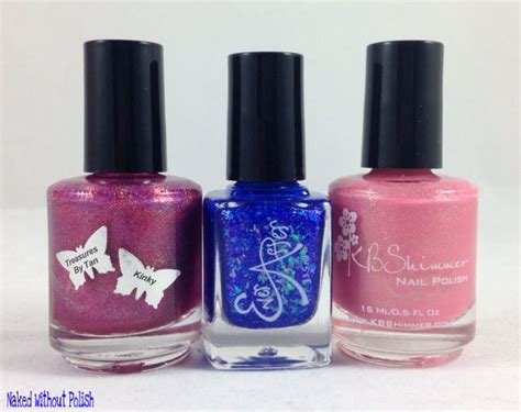 NOTD Blushing Kinky Mermaid Naked Without Polish