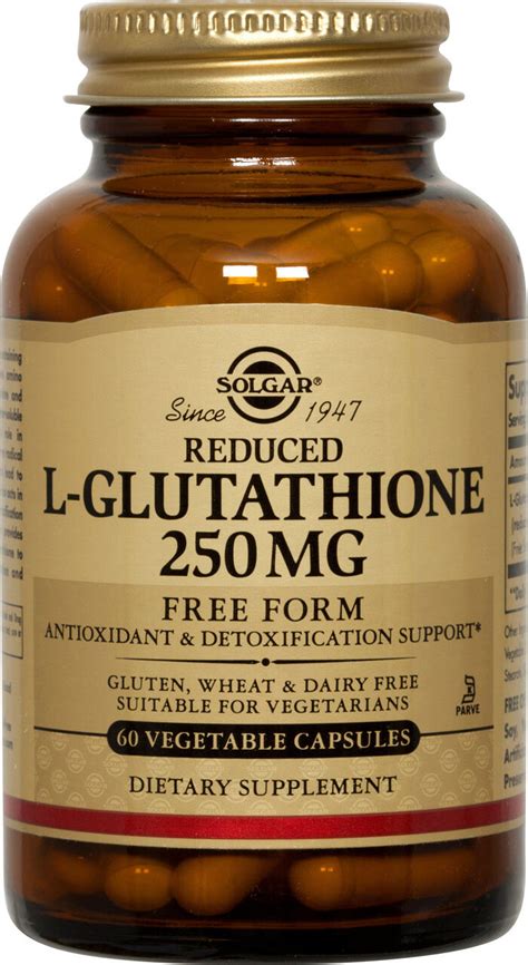 Solgar Reduced L Glutathione Mg Vegetable Capsules Ebay