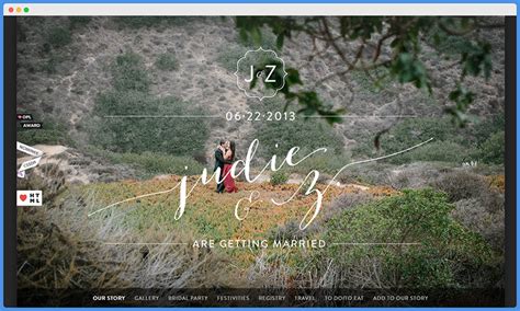 25 Best Wedding Websites Examples