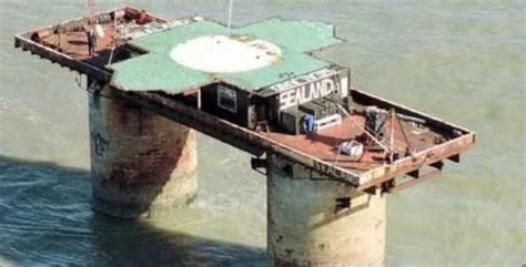 Sealand Negara Terkecil Di Dunia Yang Mengapung Di Atas Laut