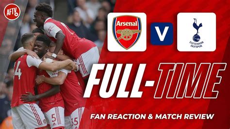 Arsenal Vs Tottenham Full Time Live YouTube