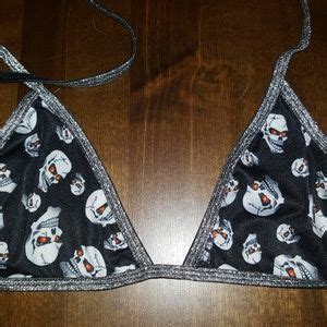 Handmade Swim Skull Print Pirate Tritop Legal Thong Bikini Poshmark