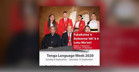 Opening Lotu Tongan Language Week 2020 Pacific Media Network Omnyfm