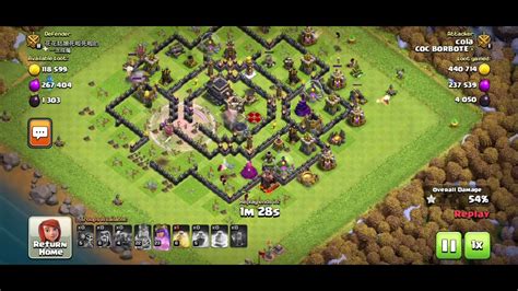 Coc Th9 Pekka Spam 3 Star Strategy Th9 Farming Youtube