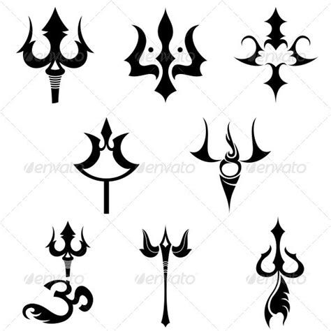 Trident Trishul In Goddess Durga S Fourth Left Lower Hand Symbolizes