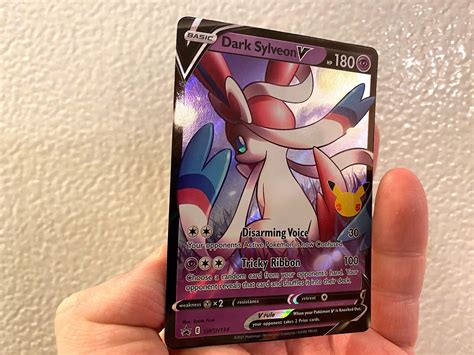 Pokémon TCG Celebrations Early Opening Dark Sylveon V Tin