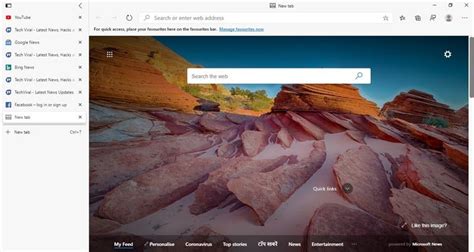 How To Enable Vertical Tabs In Microsoft Edge Browser