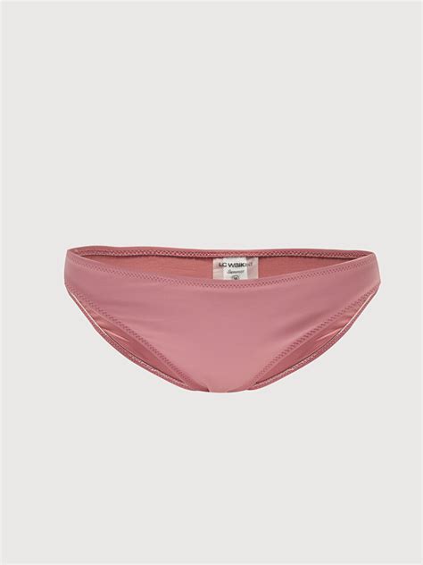 LCW DREAM Pembe Düz Raşel Kumaş Kadın Bikini Alt S23976Z8 GEA LCW