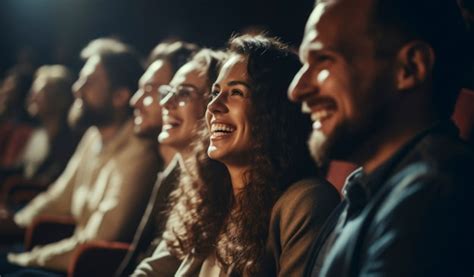 Free Photo | View of people laughing at a stand up comedy show