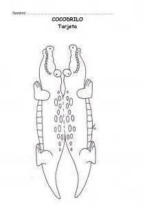 Tarjeta Cocodrilo Idibujos