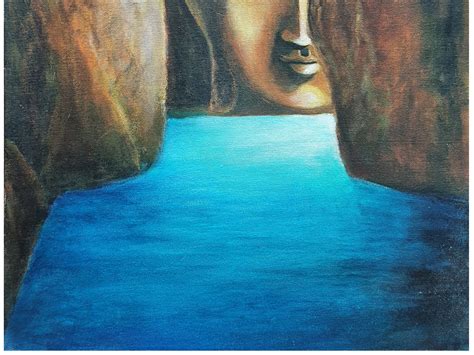 Omnipresent Acrylic On Canvas Painting By Gayatri Mavuru Exotic