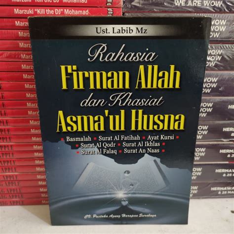 Jual BUKU MURAH ORIGINAL RAHASIA FIRMAN ALLAH DAN KHASIAT ASMA UL