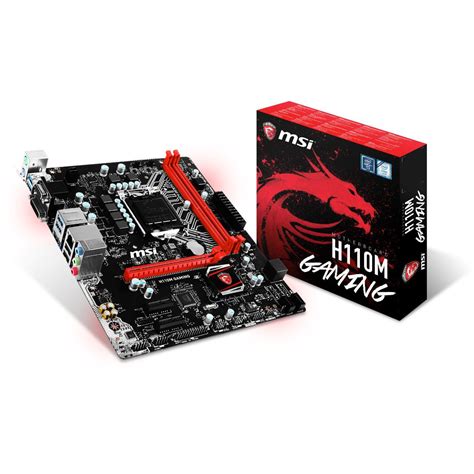 MSI H110M GAMING Intel H110 So.1151 Dual Channel DDR mATX Retail ...