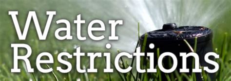 Water Restrictions Remain in Effect | Stevensville Montana