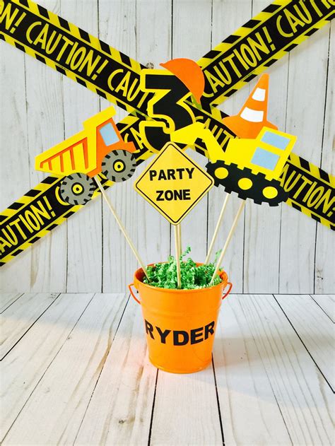 Construction Birthday Party Dump Truck Construction Party Etsy