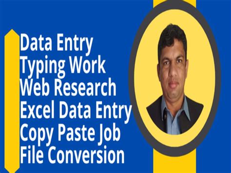 Excel Data Entry Scraping Typing And Copy Paste Work Upwork