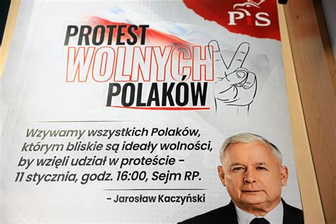 Manifestacja Pis Stycznia W Warszawie Protest Wolnych Polak W