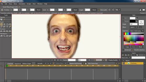 Moho Pro 12 Anime Studio Smart Warp With Images Tutorial