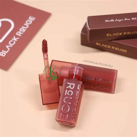 Mẫu Mới 2022 Son Kem Tint Lì Black Rouge Double Layer Over Velvet 4g