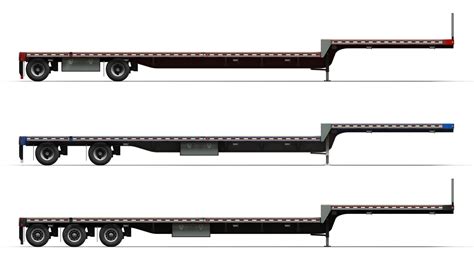 dropdeck trailer  model  veaceslav condraciuc
