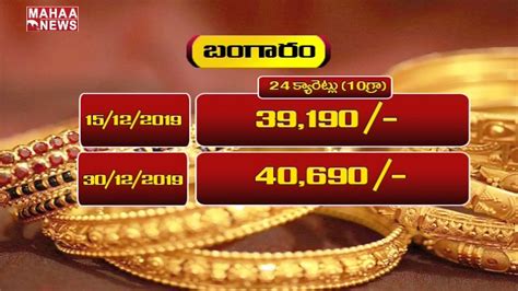 పసిడి పరుగులు Gold And Silver Prices Continue Upward Trend Mahaa News Youtube