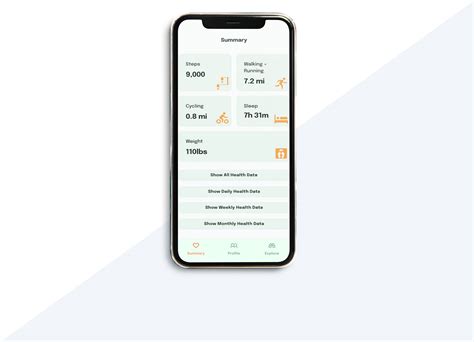 Daily Health Track App :: Behance