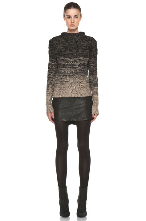 SILENT DAMIR DOMA Basic Hoody In Black Nude Gradiation Black And Nude Clothes Design